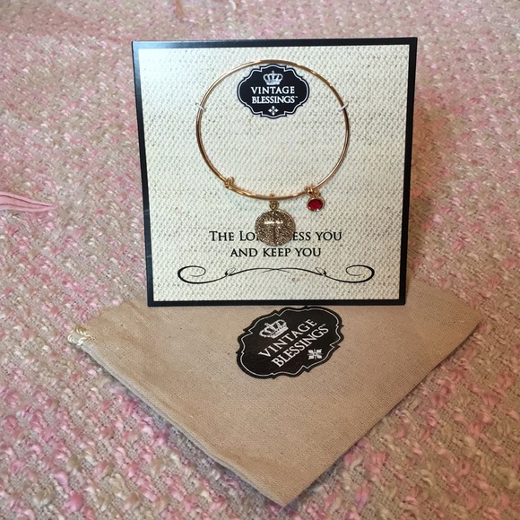 Gold Cross Bangle Bracelet - Picture 2 of 4